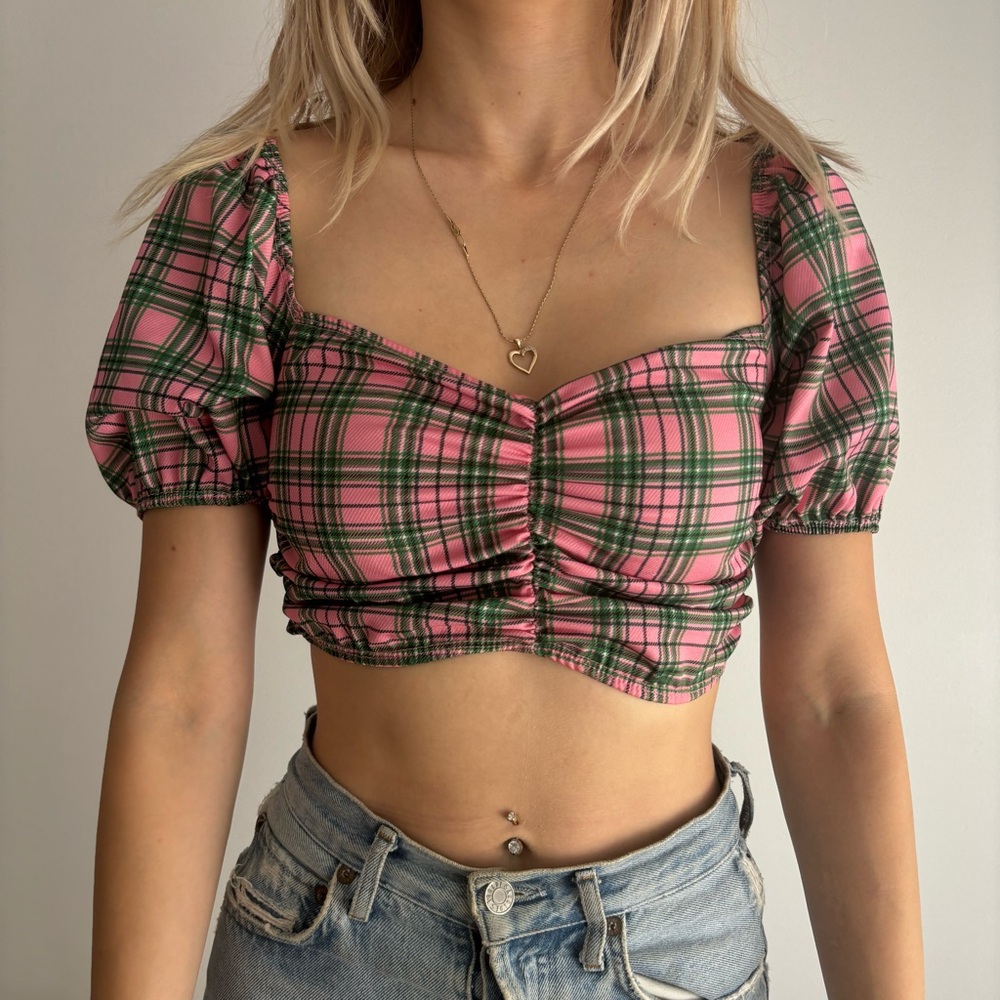 ✨ 2 for 15 ✨ New Girl Order Puff Sleeve Cropped Blouse